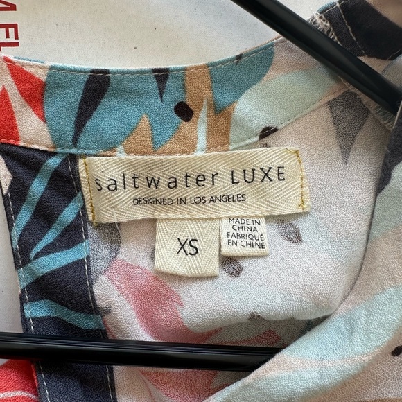 Saltwater Luxe Tropical Leaves Pajama Set - Picture 2 of 2